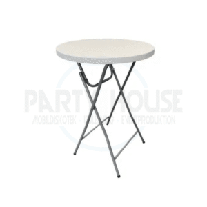 Foldbart cafe / barbord hvid Ø81 cm