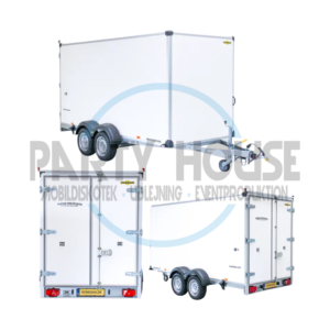 Stor Lukket trailer 2500Kg